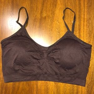 Brown Plus padded Seamless Bra